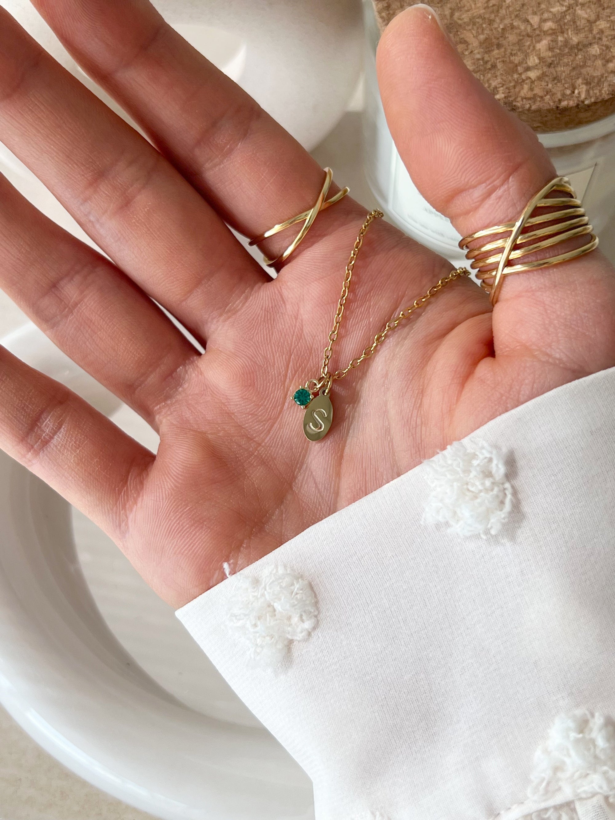 Collier Initiale Petite