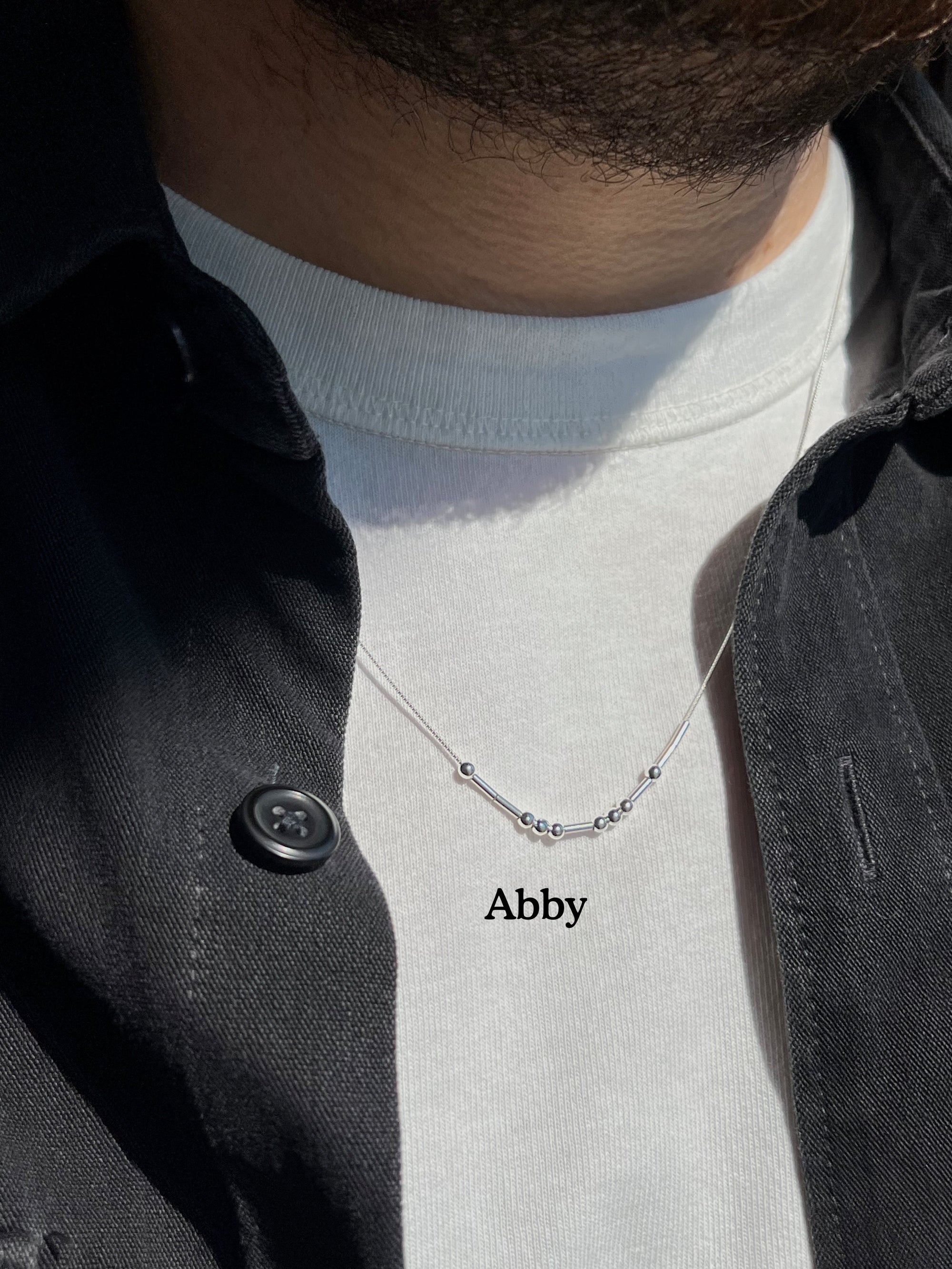 Collier Morse Personnalisé