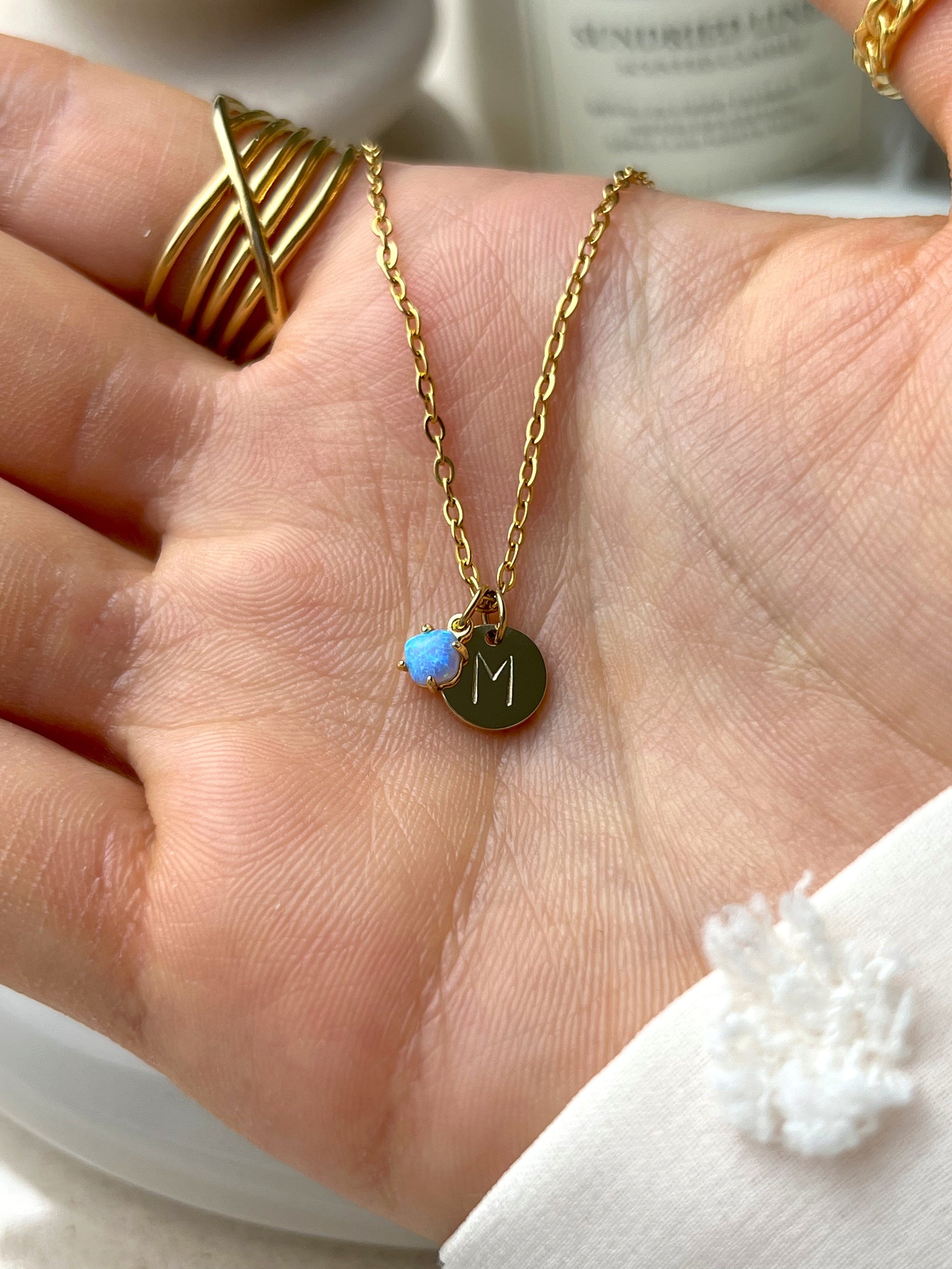 Collier Amoureux d'Opale