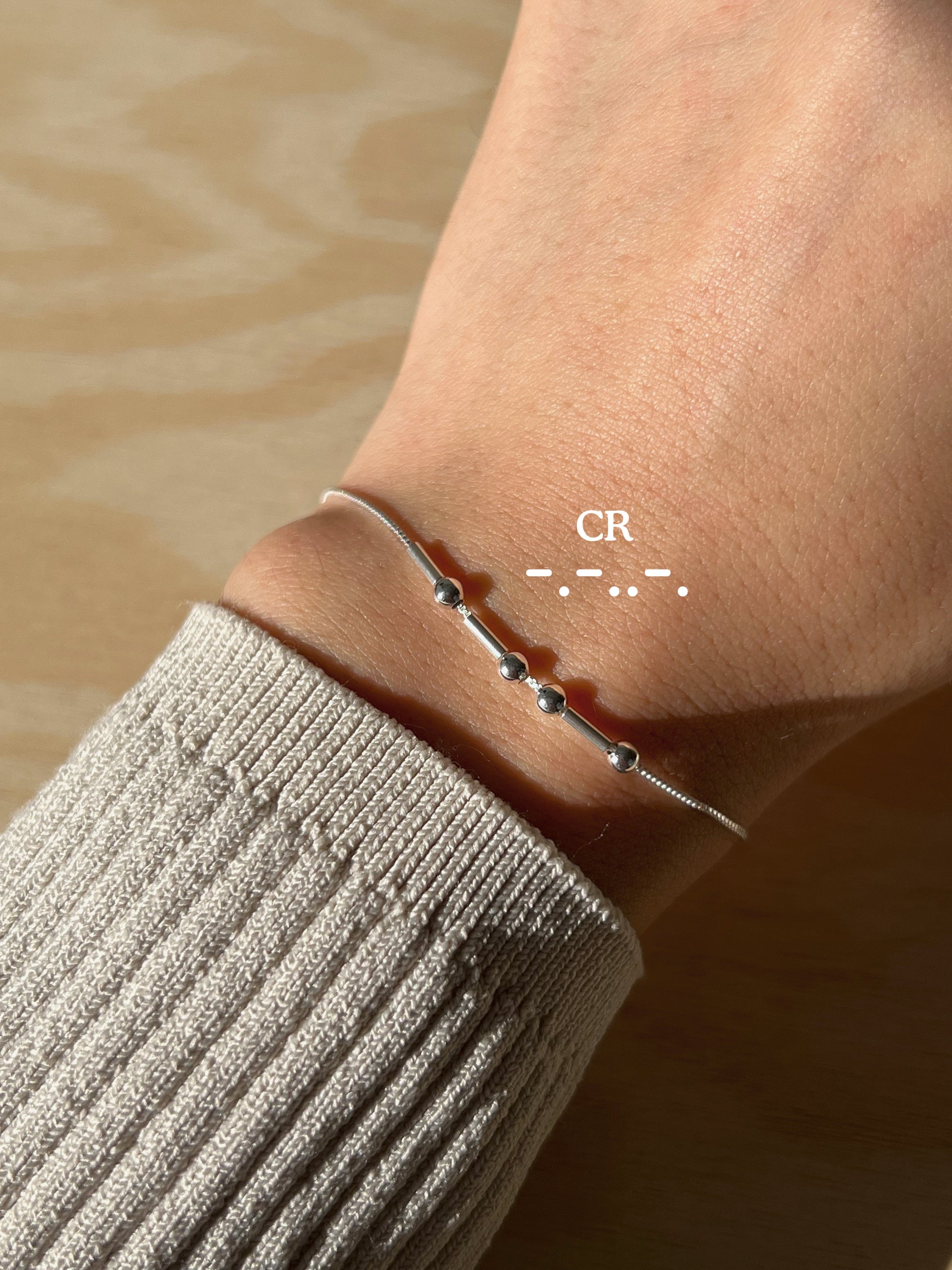 Bracelet en code Morse
