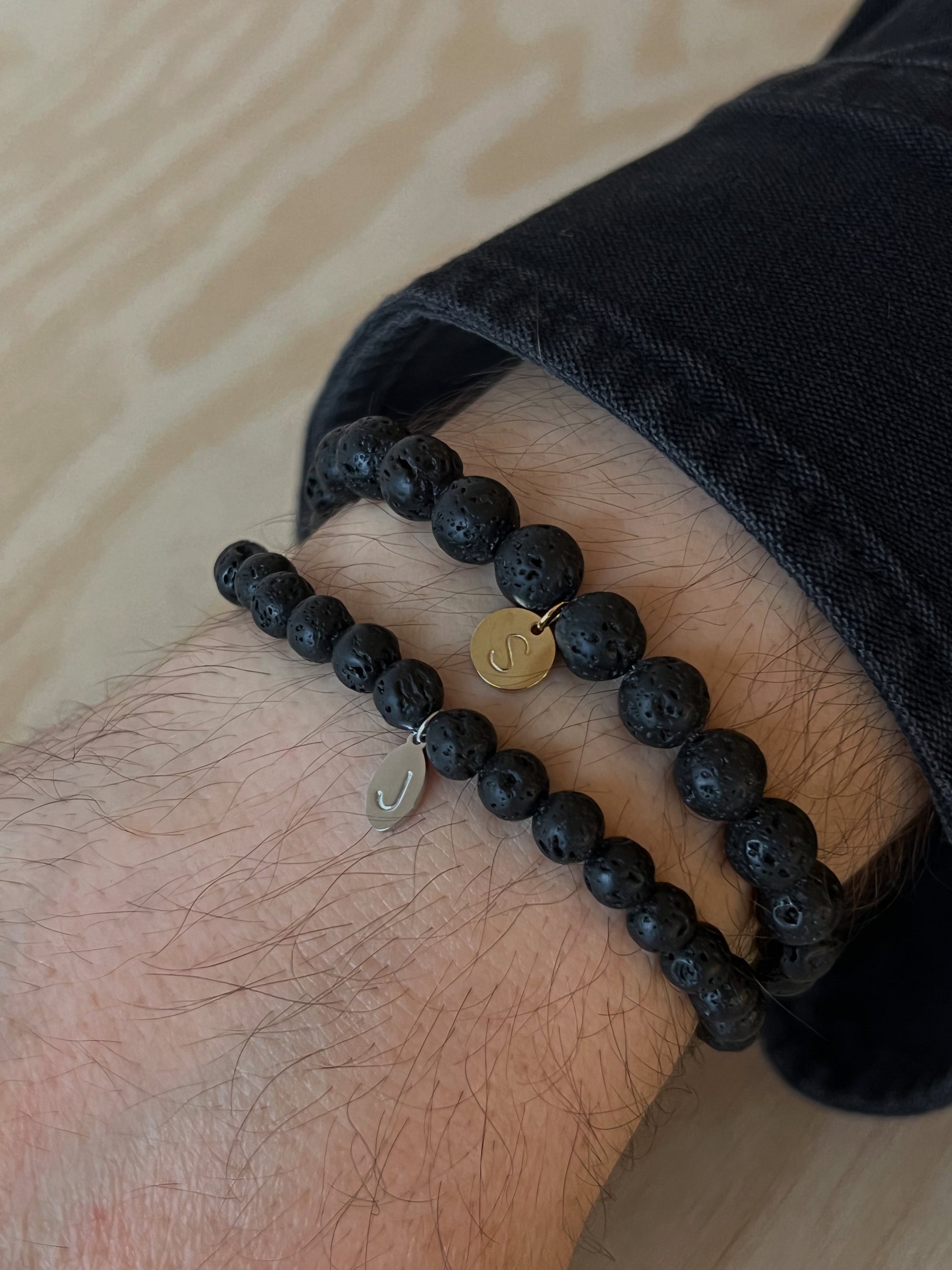 Bracelet en Pierre de Lave