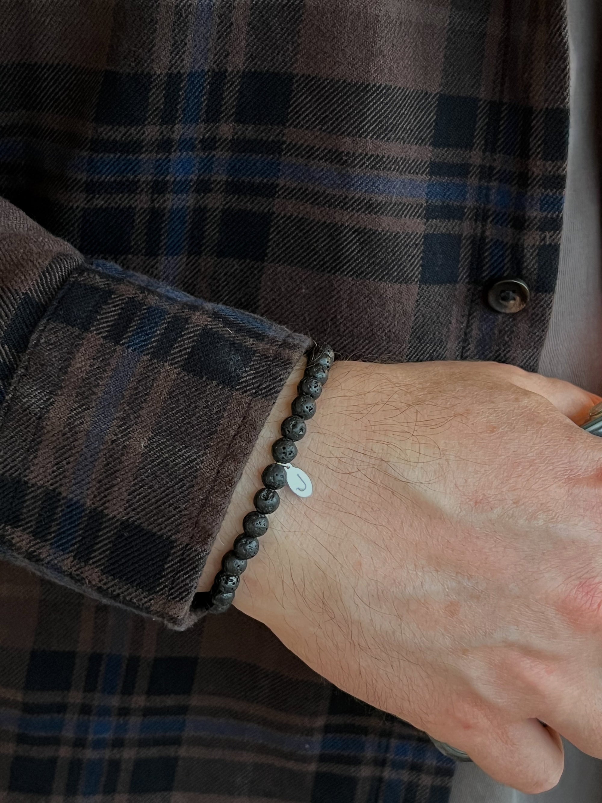 Bracelet en Pierre de Lave