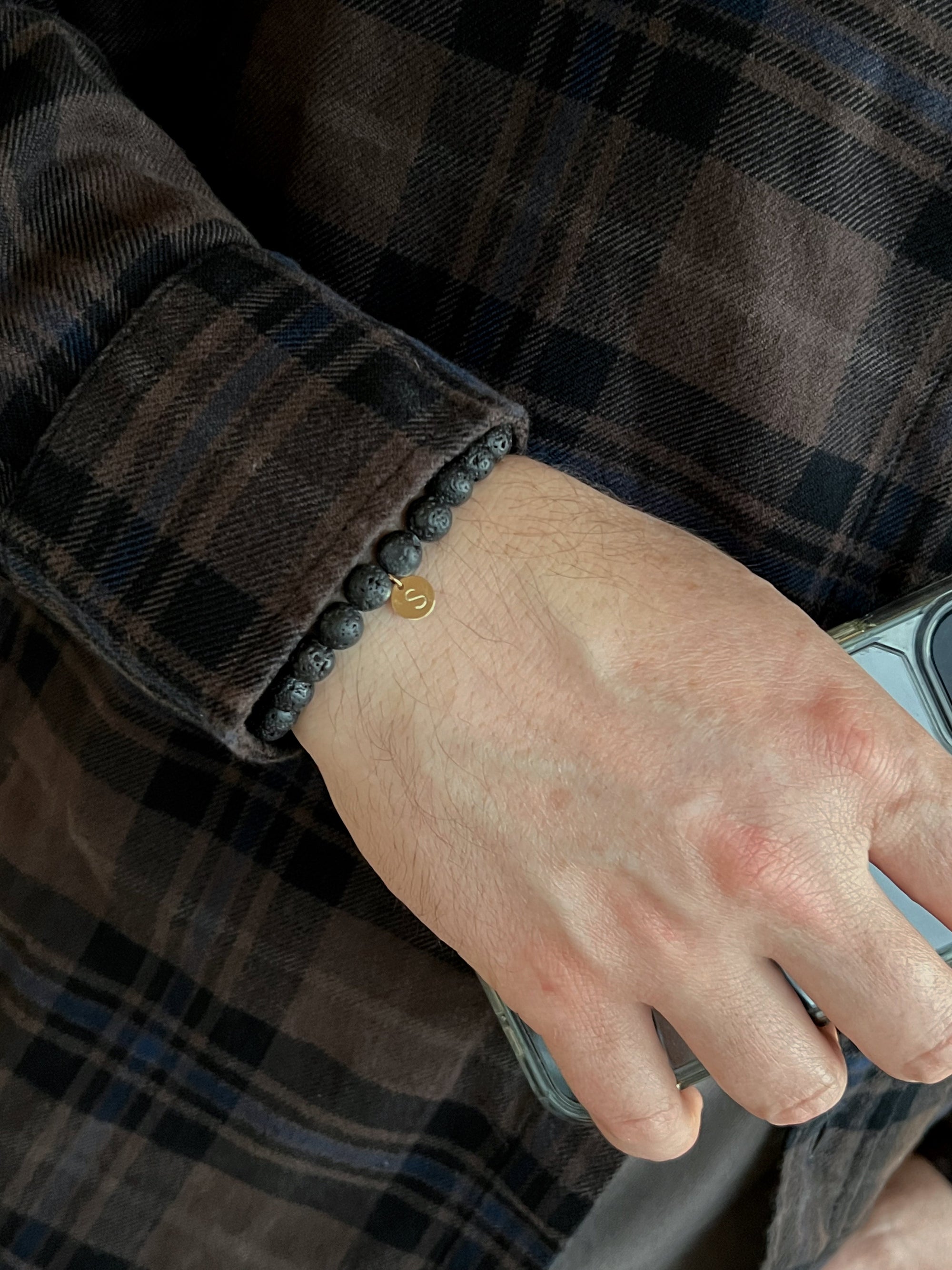 Bracelet en Pierre de Lave