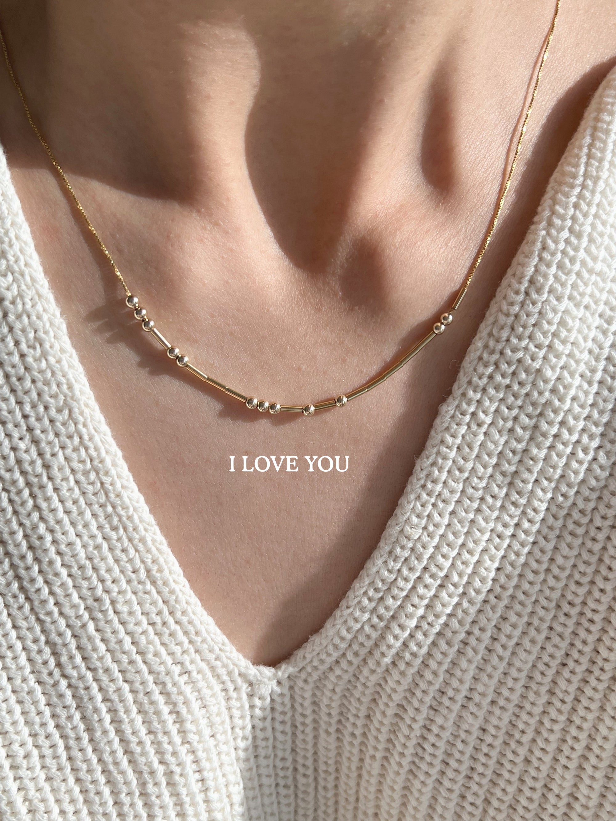 Collier Morse Personnalisé