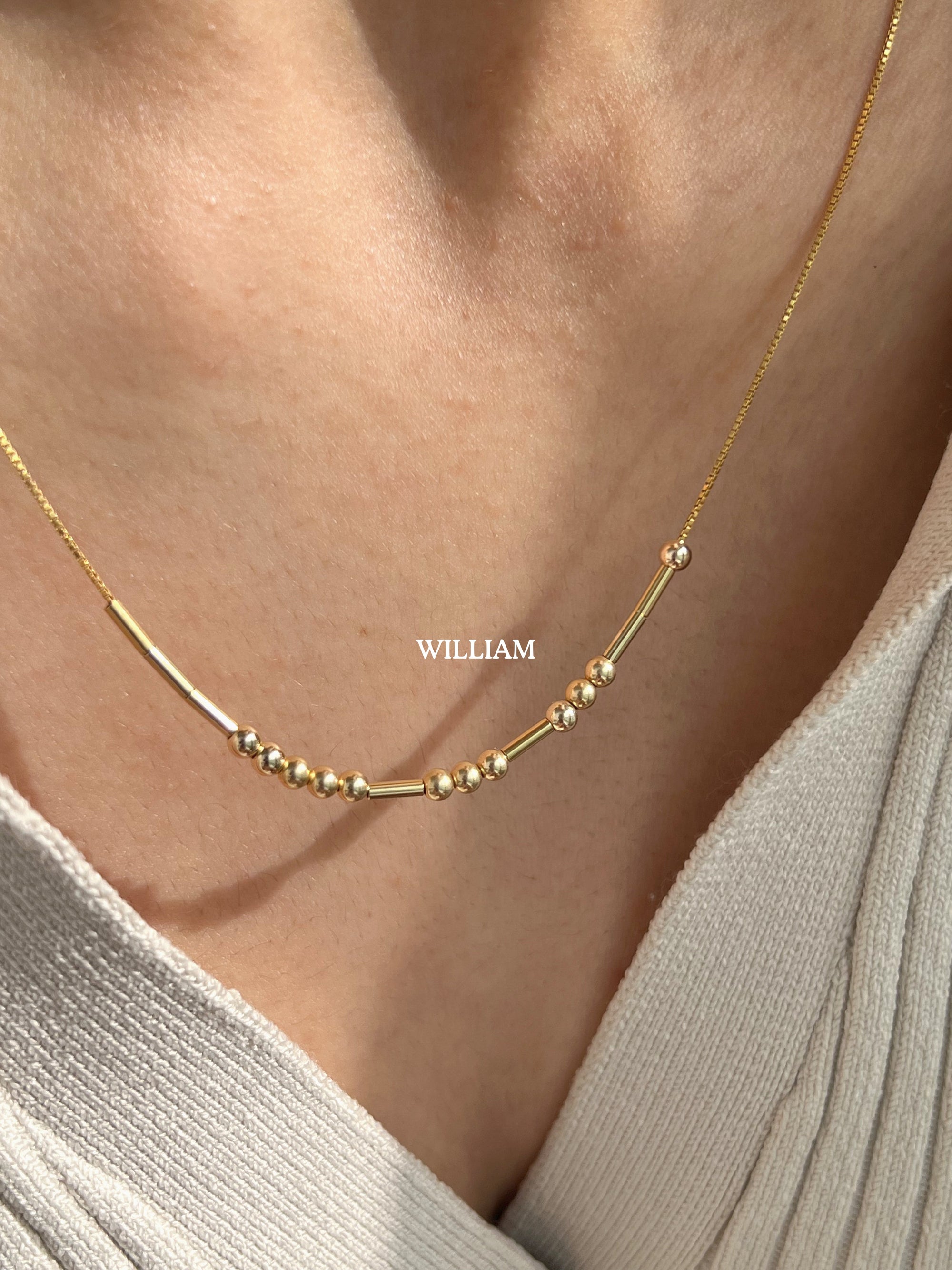 Collier Morse Personnalisé