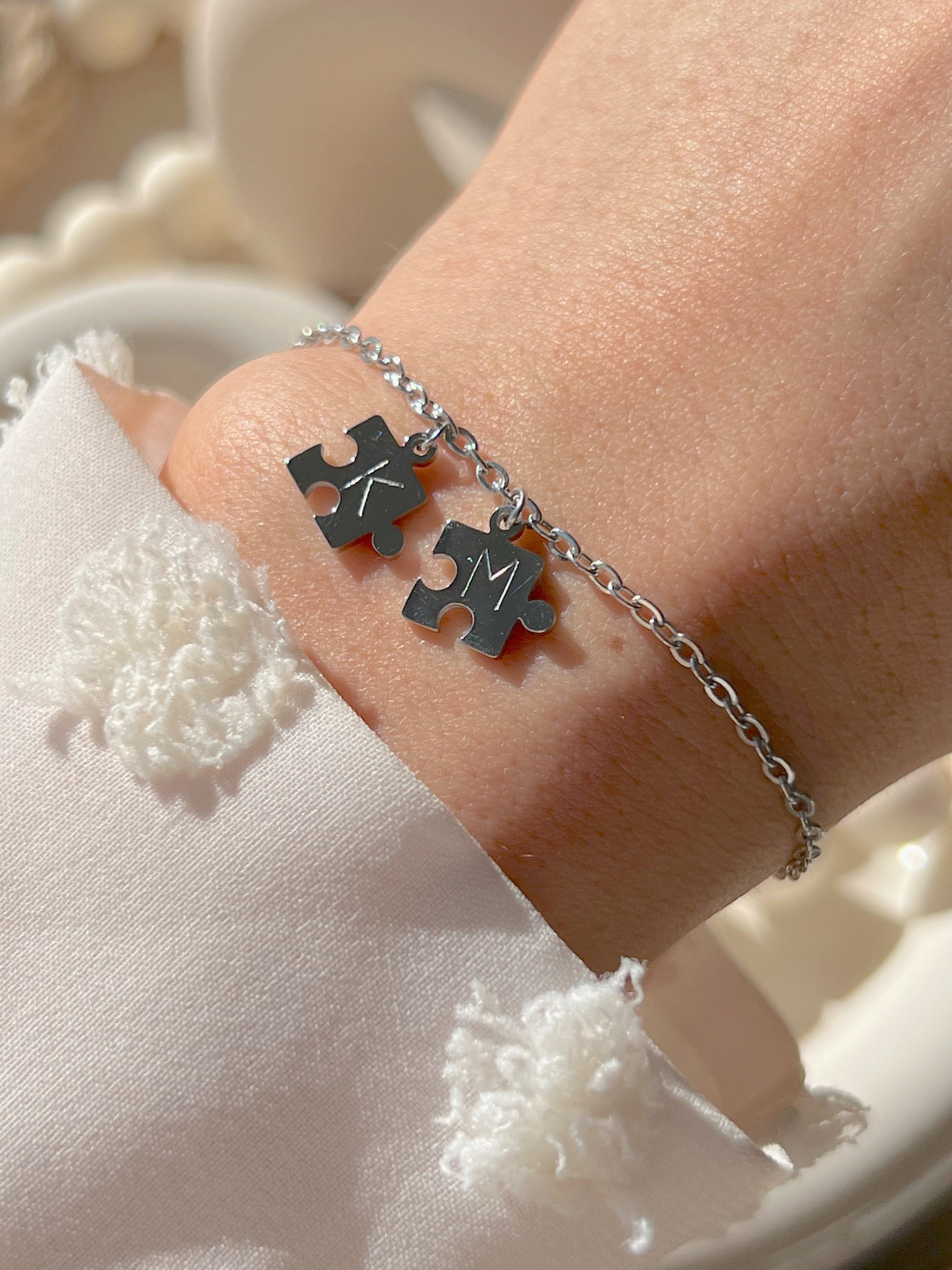 Bracelet à Double Puzzle