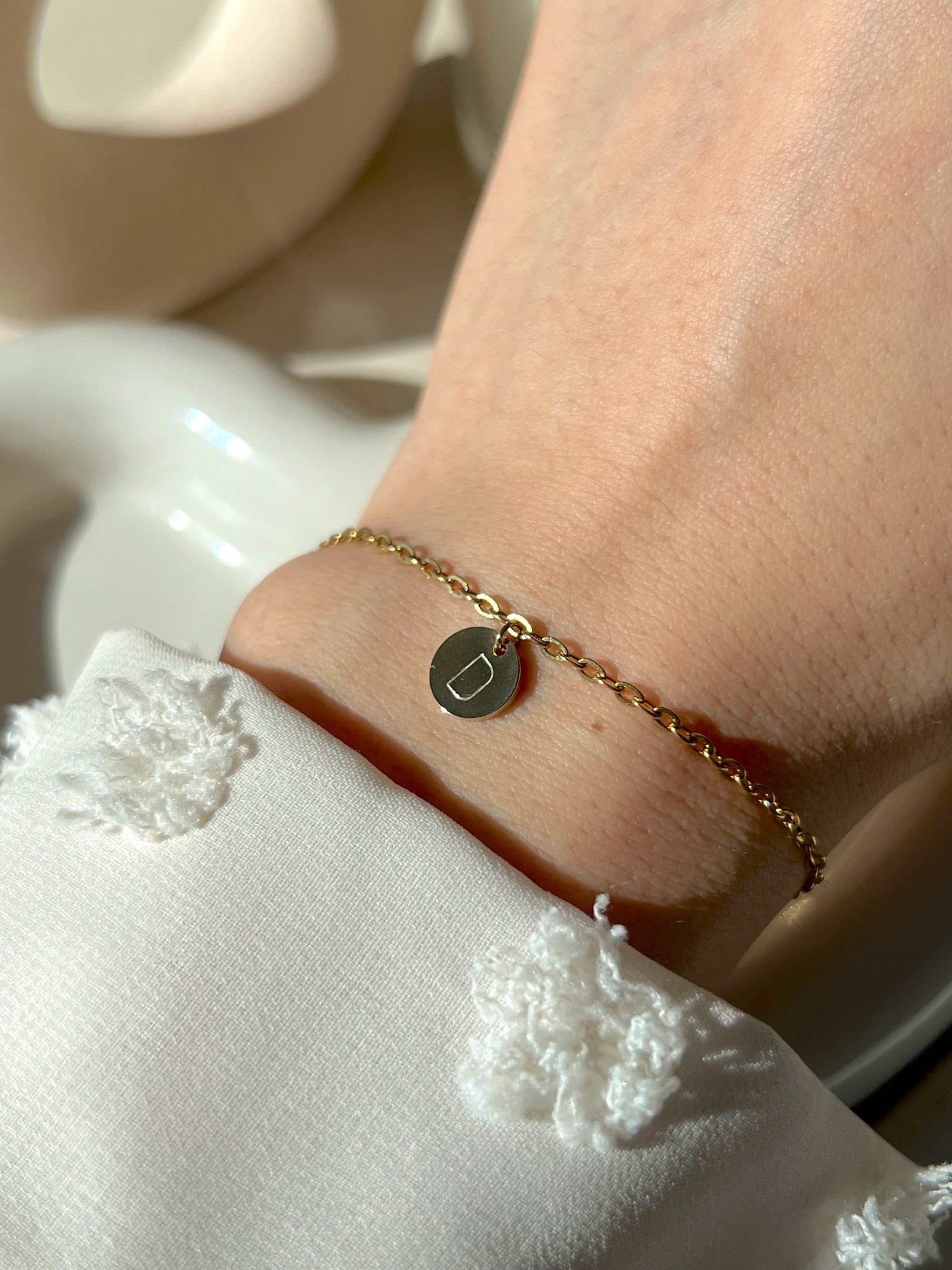 Bracelet en pièce de monnaie intuitive