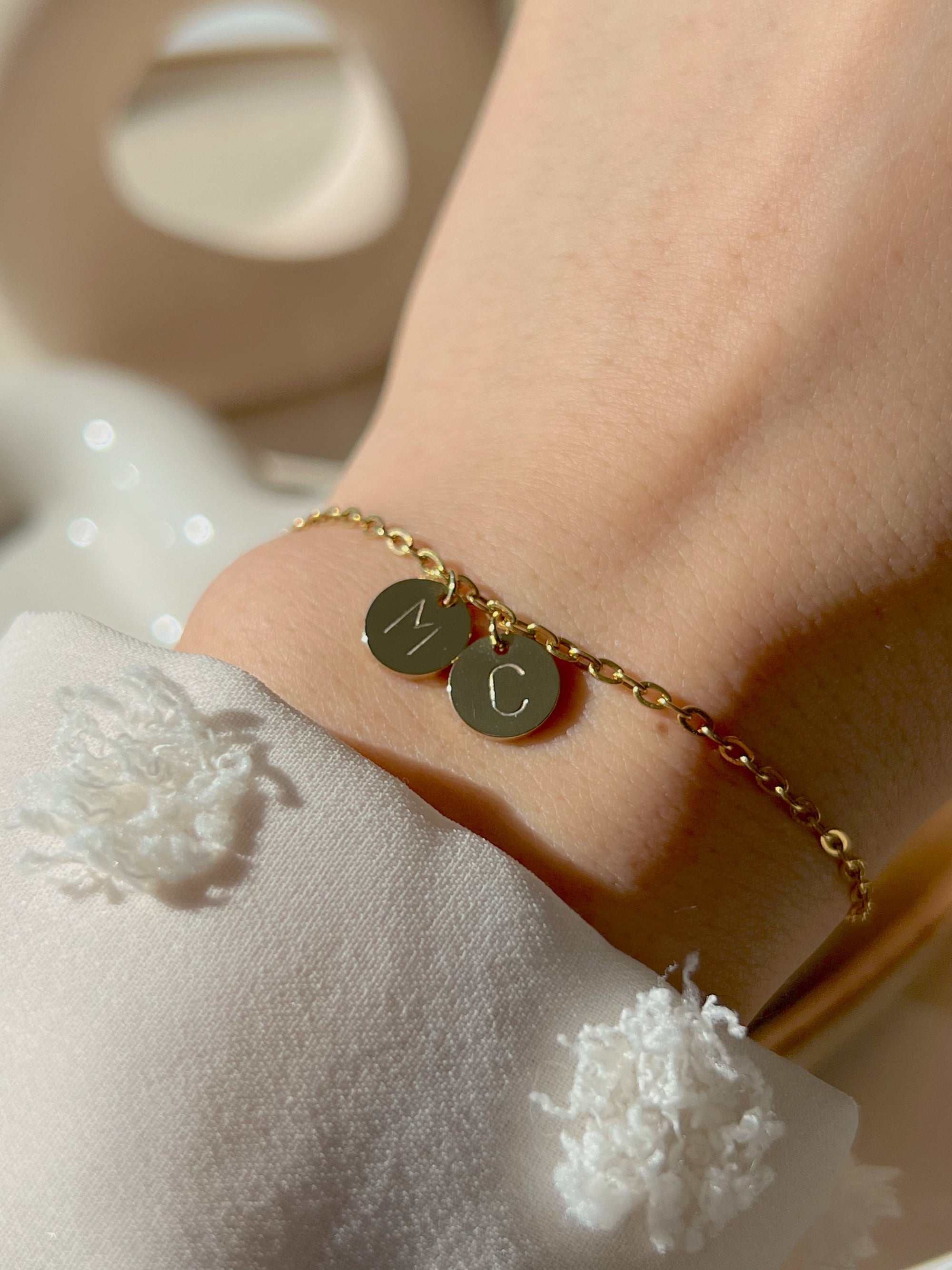Bracelet en pièce de monnaie intuitive