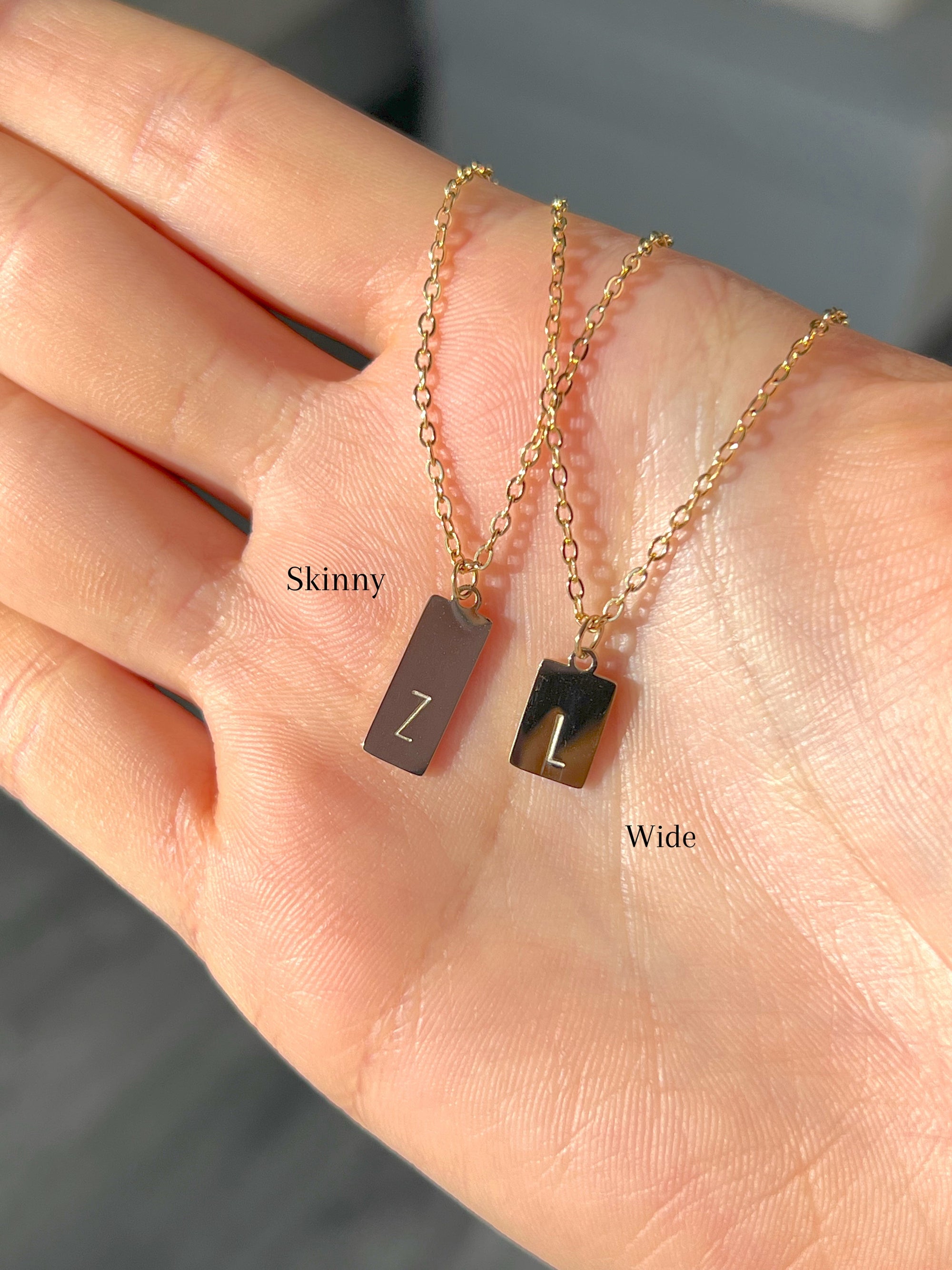 Collier Initiale Petite