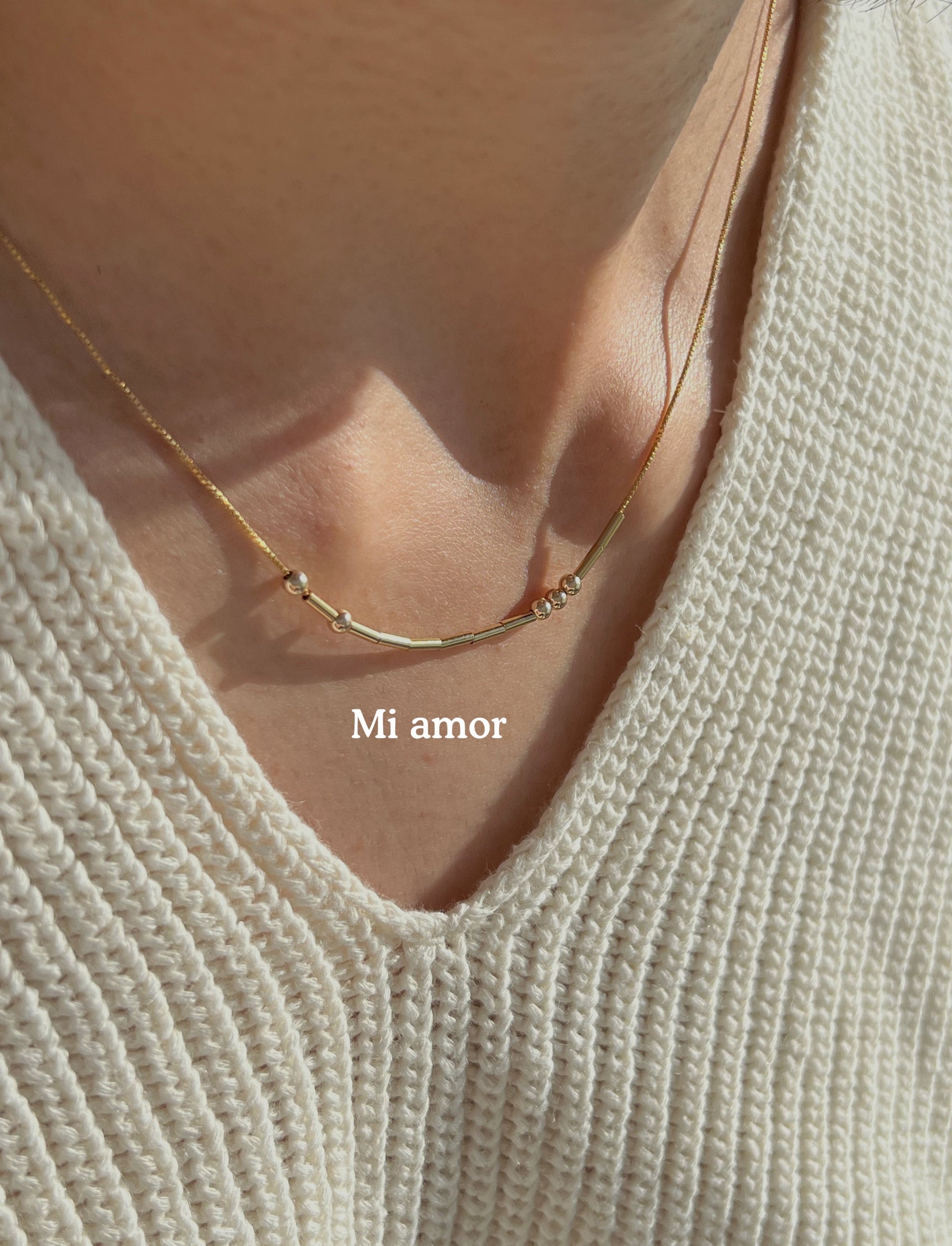 Collier Morse Personnalisé