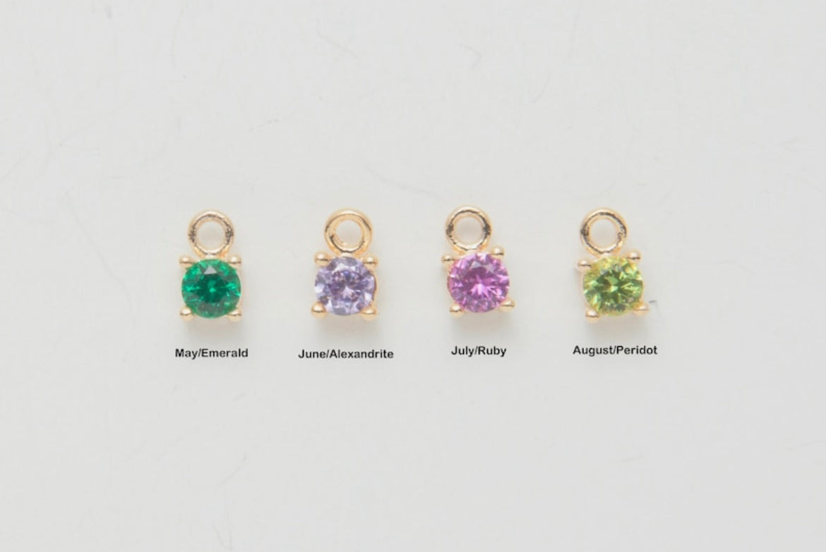 Charm Pierre de Naissance (pour Collier et Bracelet)