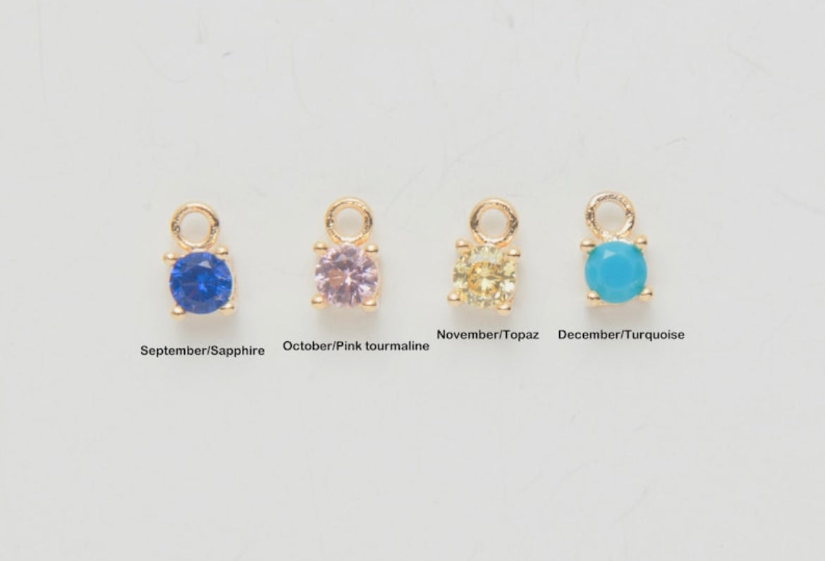 Charm Pierre de Naissance (pour Collier et Bracelet)